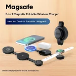 3‑in‑1 Folding Magnetic Wireless Fast Charger - Buy in BD