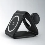 Certified Fast 3‑in‑1 Folding Magnetic Wireless Charger for Smartphones in Bangladesh