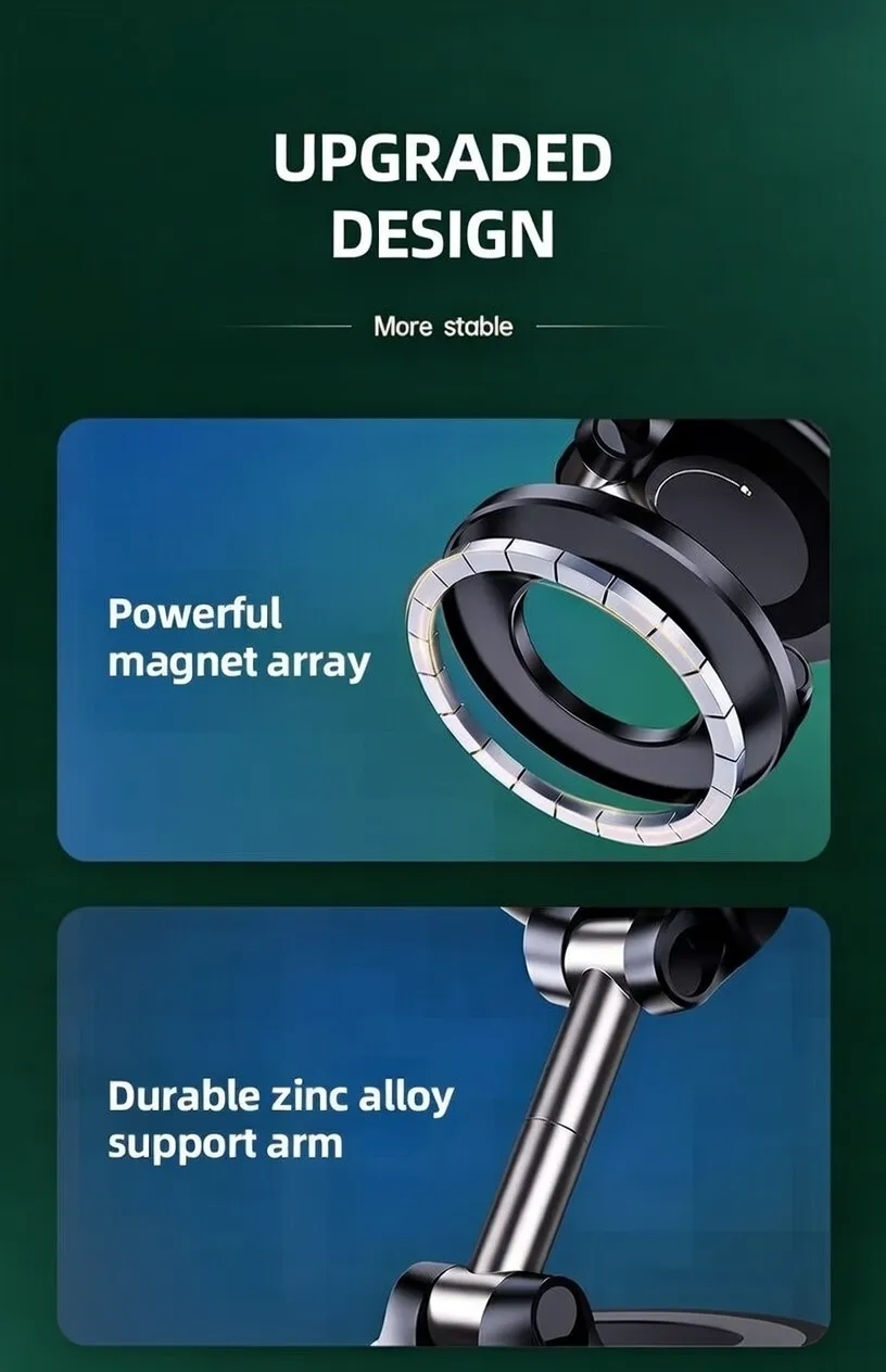 360° Rotating Waterproof Vacuum Magnetic Phone Holder in Bangladesh