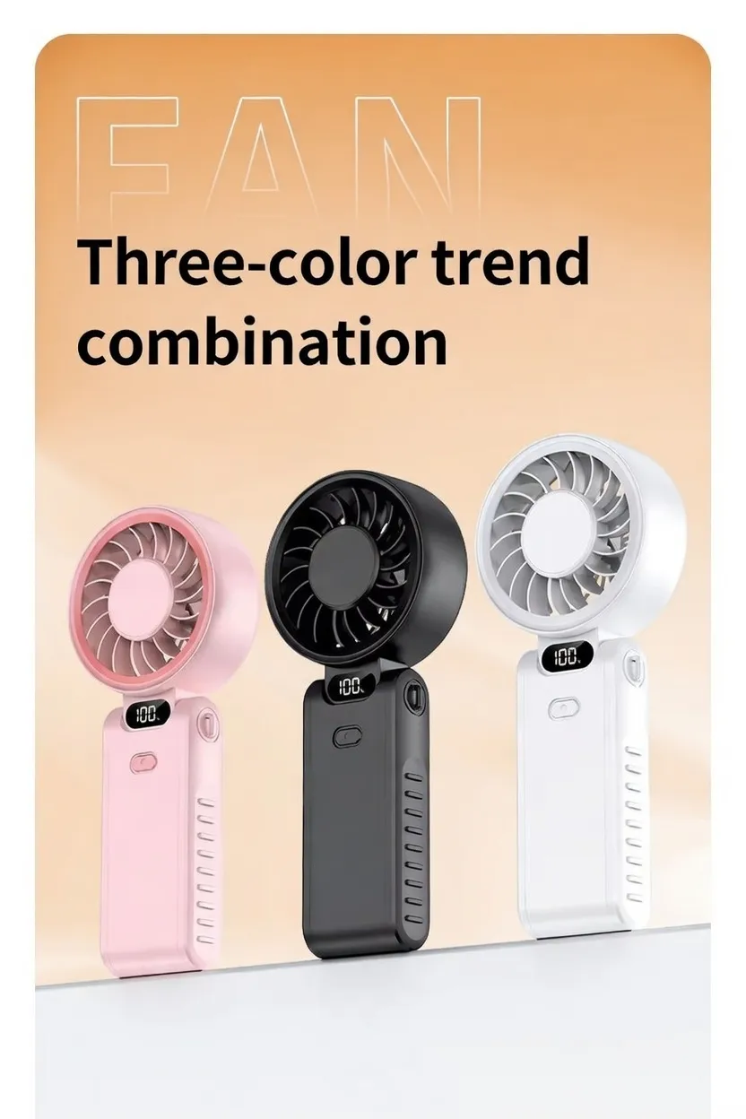 Best 5‑Speed 5000mAh Portable Rechargeable Fan Bangladesh