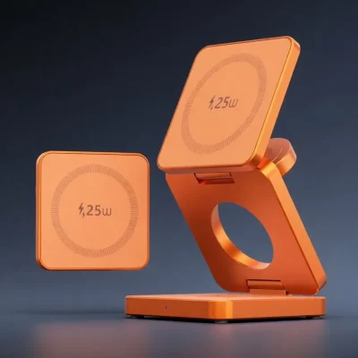 Best Qi2.2 25W 3‑in‑1 Magnetic Foldable Wireless Charger BD