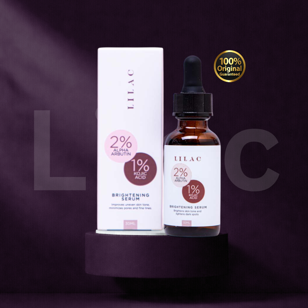Lilac Brightening Serum 2% Alpha Arbutin and 1% Kojic Acid - AmarXpress