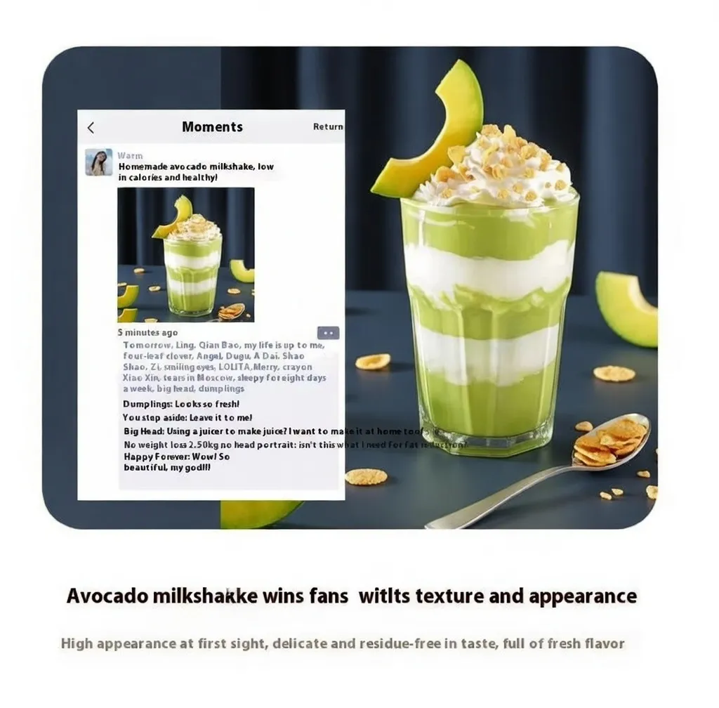 Powerful 40W 450ml USB 12‑Blade Wireless Portable Rechargeable Blender BD