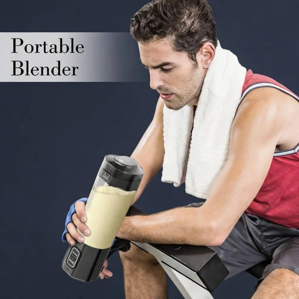 Powerful 6000mAh Rechargeable Mini Portable USB Blender BD