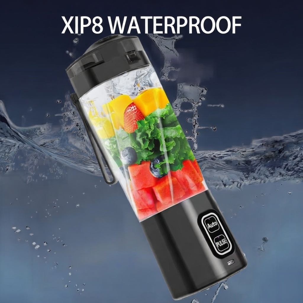 Powerful 6000mAh Rechargeable Mini Portable USB Blender BD