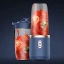 Powerful 6‑Blade 400ml USB Fruit Portable Rechargeable Blender Juicer