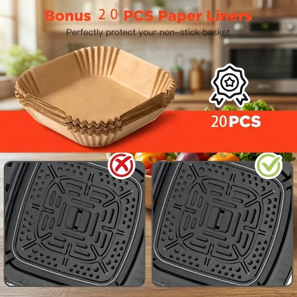 10-in-1 Digital Air Fryer 7.5QT Oil Free Cooker - Now in Bangladesh