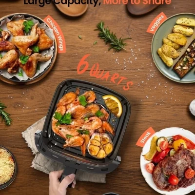 10-in-1 Digital Air Fryer 7.5QT Oil Free Cooker - Now in Bangladesh