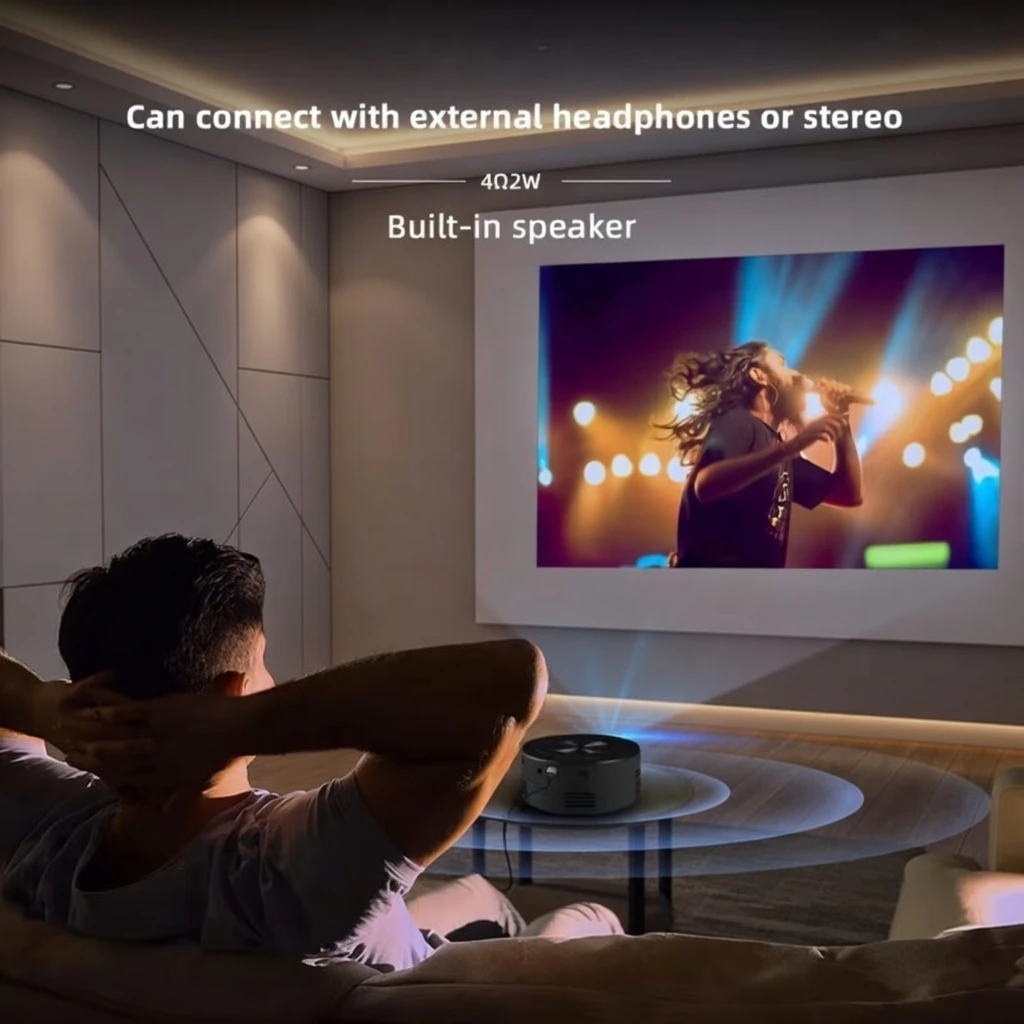 1500 Lumens for Home & Outdoor Home Theater Mini HD Projector Bangladesh - AmarXpress