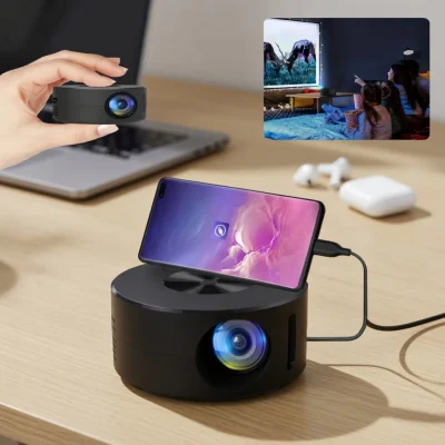 1500 Lumens for Home & Outdoor Home Theater Mini HD Projector Bangladesh - AmarXpress