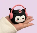 3D Cute Cartoon Kuromi AirPods Silicone Case Now in Bangladesh