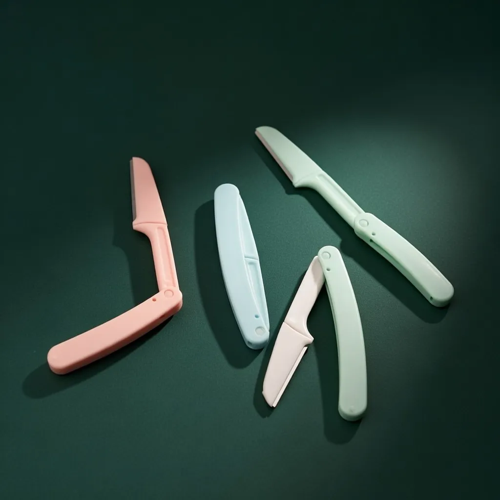 3Pcs Foldable Trimming FaceEyebrow Razor Set Now in Bangladesh