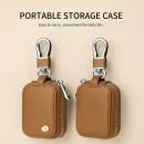 Best Slim AirPods PU Leather Protective Case with Anti-Loss Hook Perfect for AirPods Pro 3-2-1