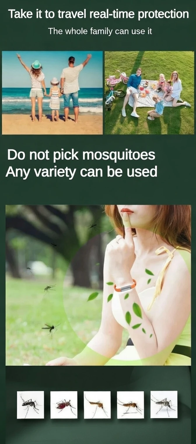 Essential Oil Mosquito Repellent Bracelet for Adults & Kids Now in Bangladesh