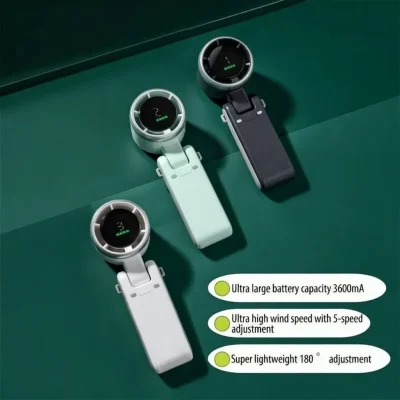 High Power Portable USB Handheld Mini Rechargeable Fan Now in Bangladesh