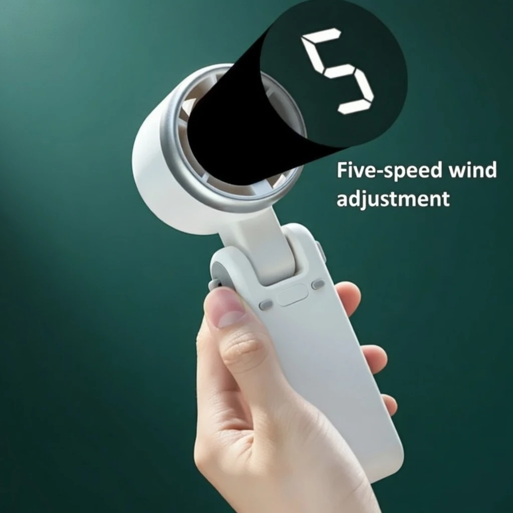 High Power Portable USB Handheld Mini Rechargeable Fan Now in Bangladesh