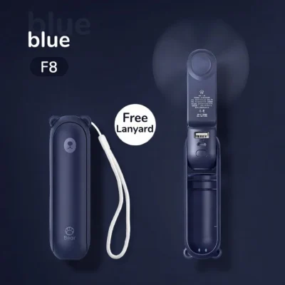 JISULIFE Portable Mini Handheld Fan with USB 2000k4500kmAh Rechargeable Now in Bangladesh