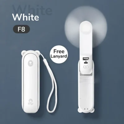 JISULIFE Portable Mini Handheld Fan with USB 2000k4500kmAh Rechargeable Now in Bangladesh