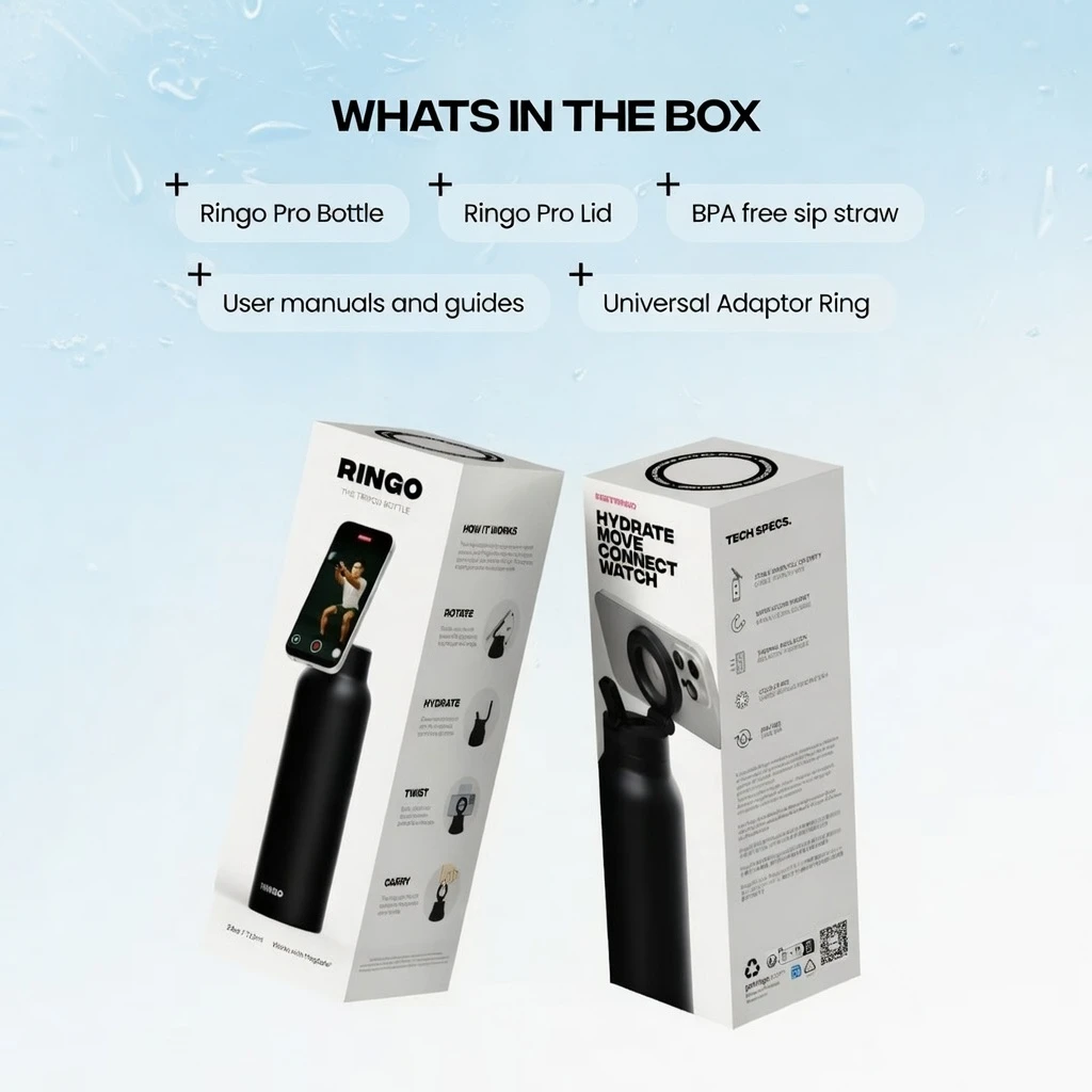 Magnetic Tripod Water Bottle with MagSafe® – BD RINGO PRO