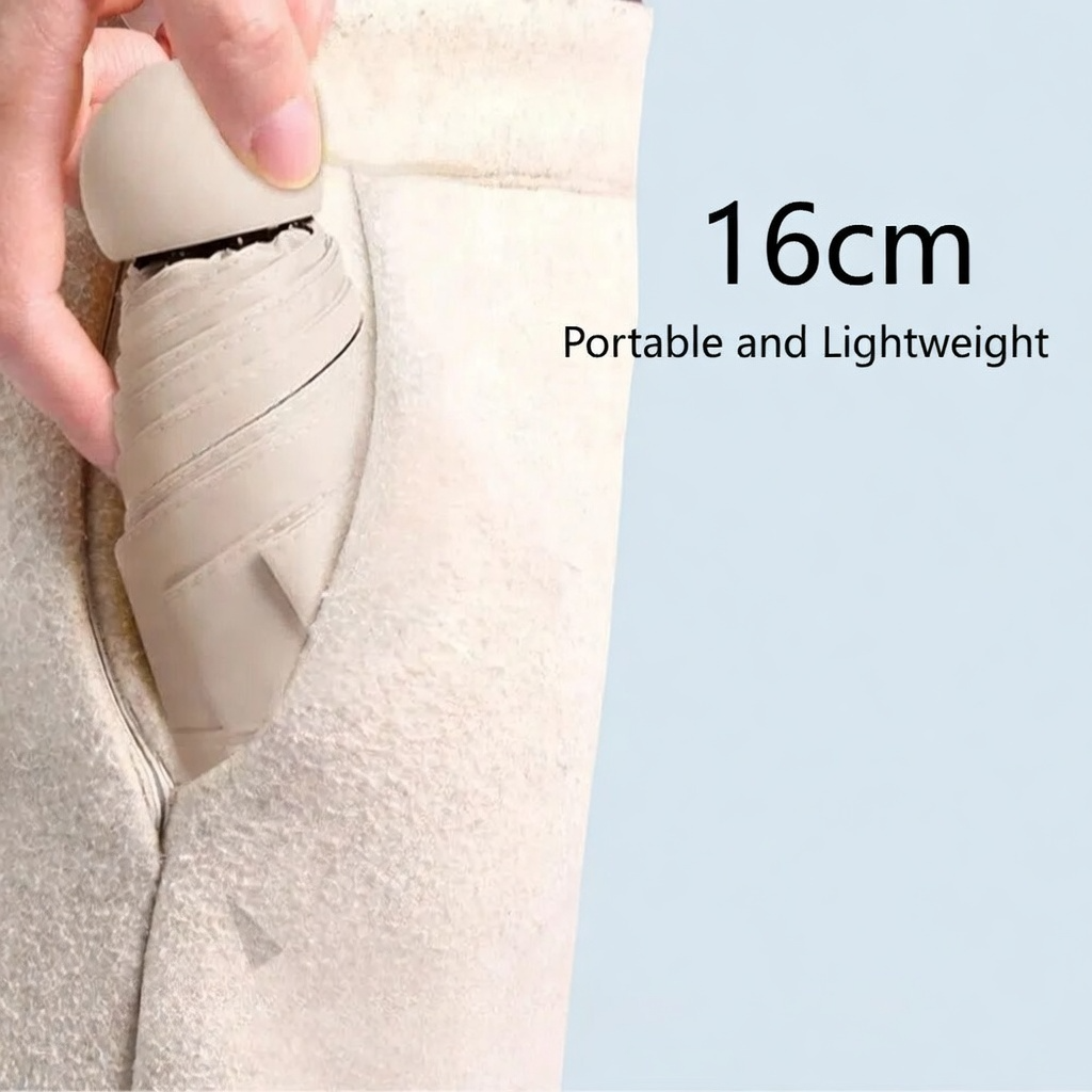 Mini Capsule Folding Umbrella UPF50+ Sun & Rain Protection | Now in Bangladesh