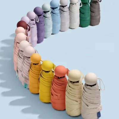 Mini Capsule Folding Umbrella UPF50+ Sun & Rain Protection | Now in Bangladesh