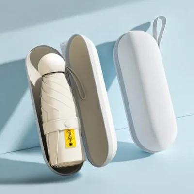 Mini Capsule Folding Umbrella UPF50+ Sun & Rain Protection | Now in Bangladesh