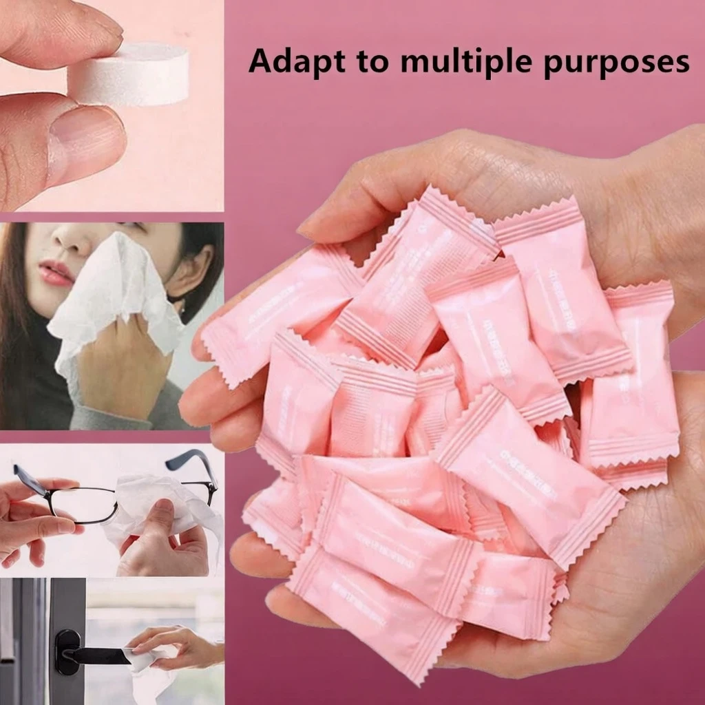 Mini Compressed Travel Face Wipes Paper Tissue Now in Bangladesh