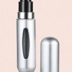 Mini Refillable Perfume Spray Bottle Travel Atomizer | Now in Bangladesh - Matte Silver