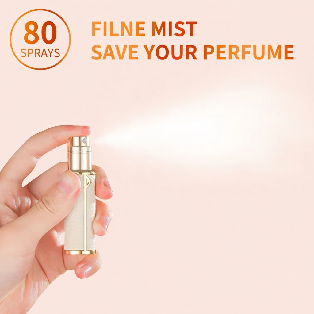 PU Leather Mini Perfume Travel Atomizer Spray Bottle | Now in Bangladesh