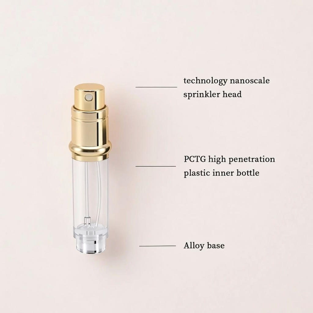 PU Leather Mini Perfume Travel Atomizer Spray Bottle | Now in Bangladesh