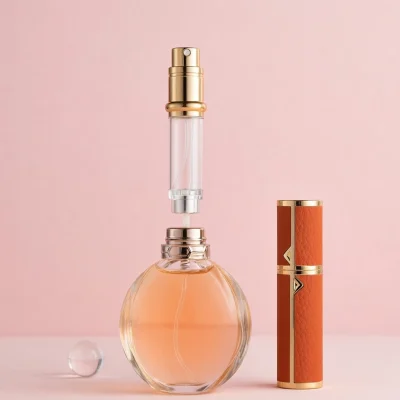 PU Leather Mini Perfume Travel Atomizer Spray Bottle | Now in Bangladesh