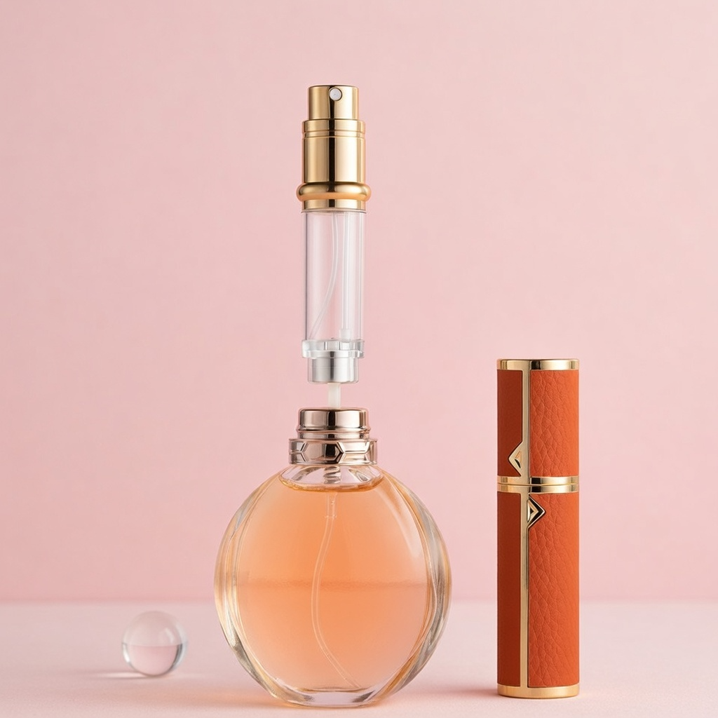 PU Leather Mini Perfume Travel Atomizer Spray Bottle | Now in Bangladesh