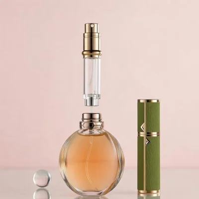 PU Leather Mini Perfume Travel Atomizer Spray Bottle | Now in Bangladesh