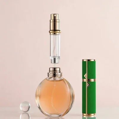 PU Leather Mini Perfume Travel Atomizer Spray Bottle | Now in Bangladesh