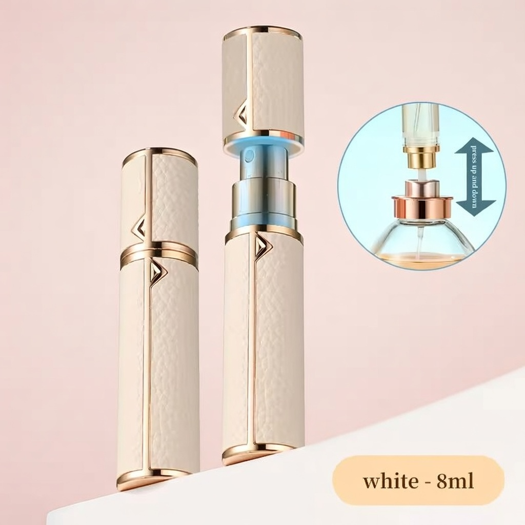 PU Leather Mini Perfume Travel Atomizer Spray Bottle | Now in Bangladesh