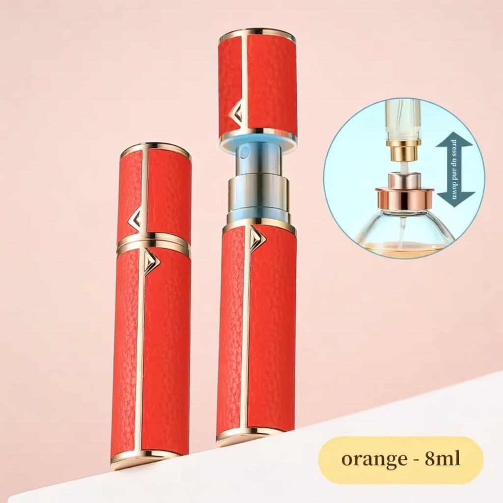 PU Leather Mini Perfume Travel Atomizer Spray Bottle | Now in Bangladesh