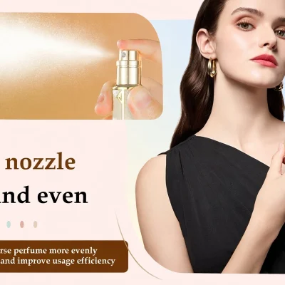 PU Leather Mini Perfume Travel Atomizer Spray Bottle | Now in Bangladesh