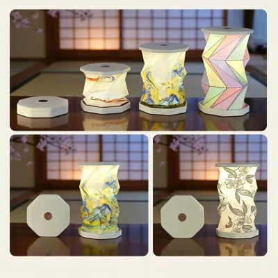 Portable Folding Touch Control USB Rechargeable Smart Lamp Now in Bangladesh - AmarXpress