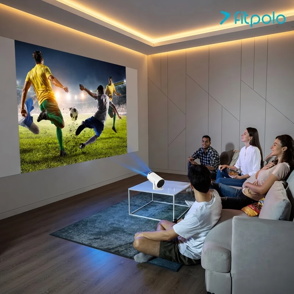 Portable Smart Mini Projector Bangladesh 720P WiFi 4K Support Home Cinema - Now in Bangladesh - AmarXpress