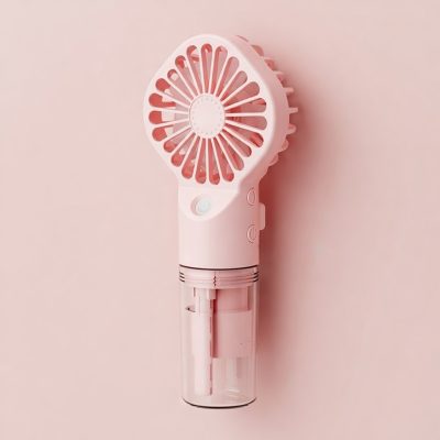 Portable USB Rechargeable Mist Spray Cooling Fan Now in Bangladesh