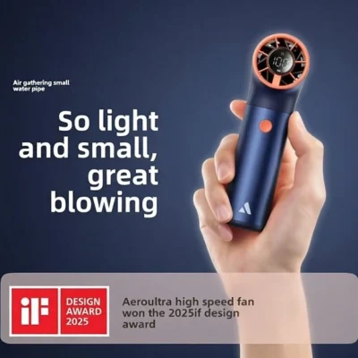 Aero Ultra Powerful Turbo Portable Cooling Fan with 3500mAh/4500mAh 19000RPM 6-Speed | Now in Bangladesh