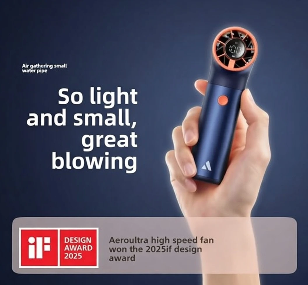 Aero Ultra Powerful Turbo Portable Cooling Fan with 3500mAh/4500mAh 19000RPM 6-Speed | Now in Bangladesh