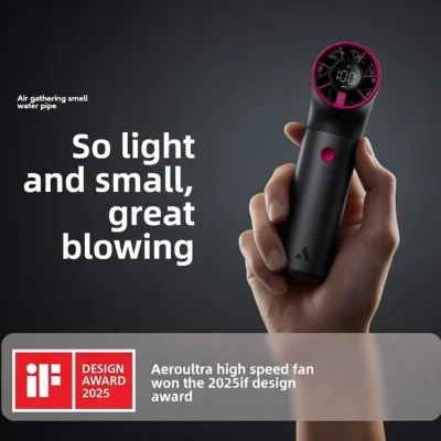 Aero Ultra Powerful Turbo Portable Cooling Fan with 3500mAh/4500mAh 19000RPM 6-Speed | Now in Bangladesh