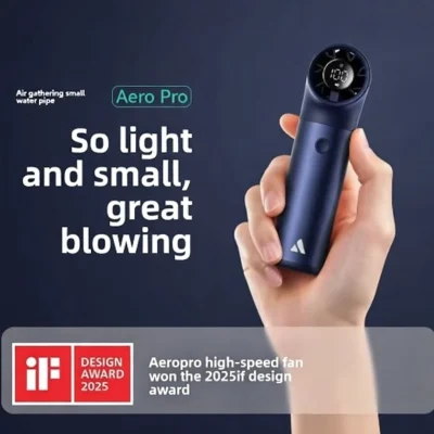 Aero Ultra Powerful Turbo Portable Cooling Fan with 3500mAh/4500mAh 19000RPM 6-Speed | Now in Bangladesh