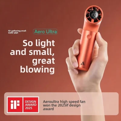 Aero Ultra Powerful Turbo Portable Cooling Fan with 3500mAh/4500mAh 19000RPM 6-Speed | Now in Bangladesh