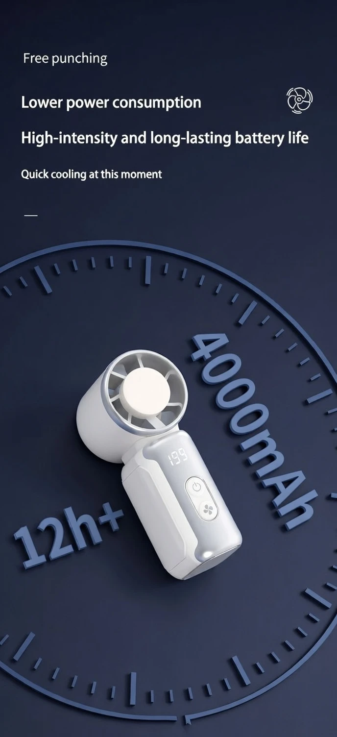 Powerful Portable Mini USB Rechargeable Fan – Silent Pocket Fan Now in Bangladesh