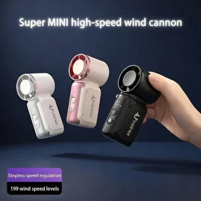 Powerful Portable Mini USB Rechargeable Fan – Silent Pocket Fan Now in Bangladesh