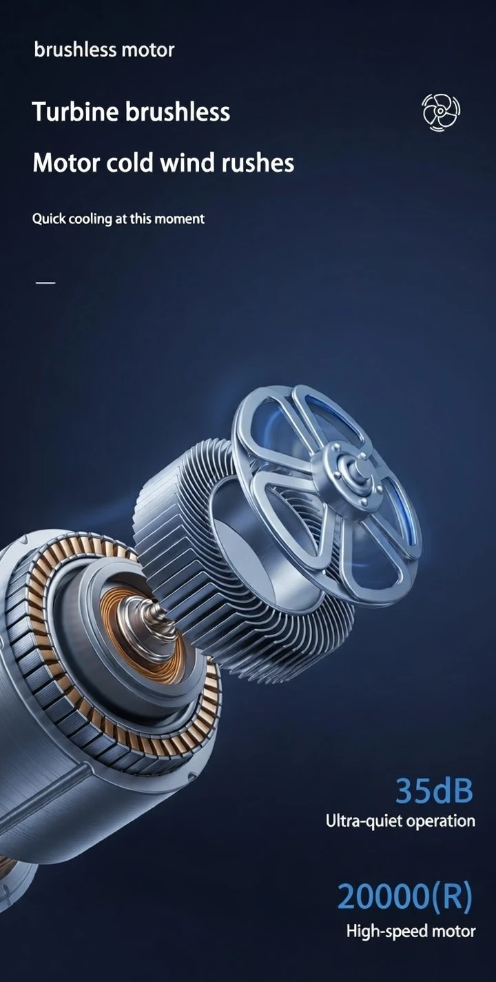 Powerful Portable Mini USB Rechargeable Fan – Silent Pocket Fan Now in Bangladesh