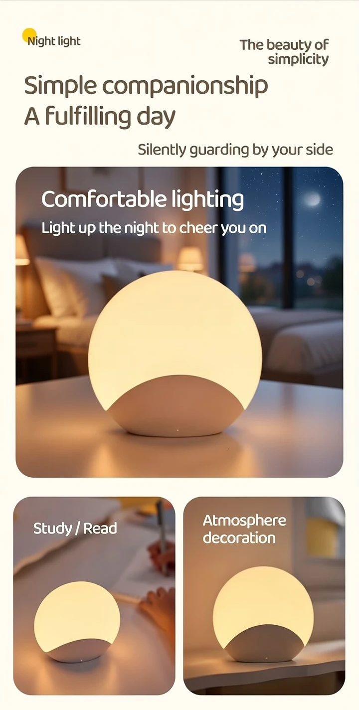 Smart RGB Night Light Touch Control USB Dimmable Lamp Bangladesh - AmarXpress