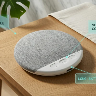 Under Pillow Speaker Wireless Sleep Aid TF Card White Noise - Now in Bangladesh